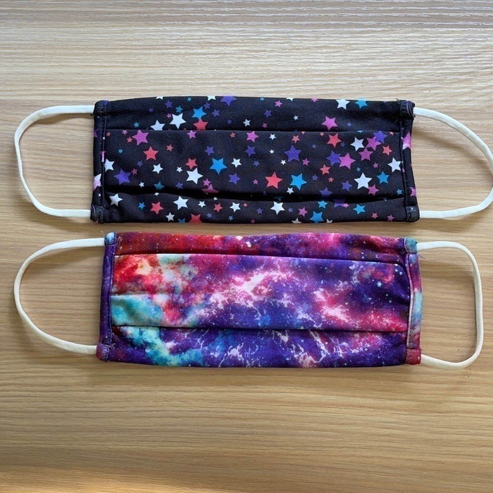 6/ $20 ⭐️ NEW Galaxy/Stars Non-medical Face Mask Set